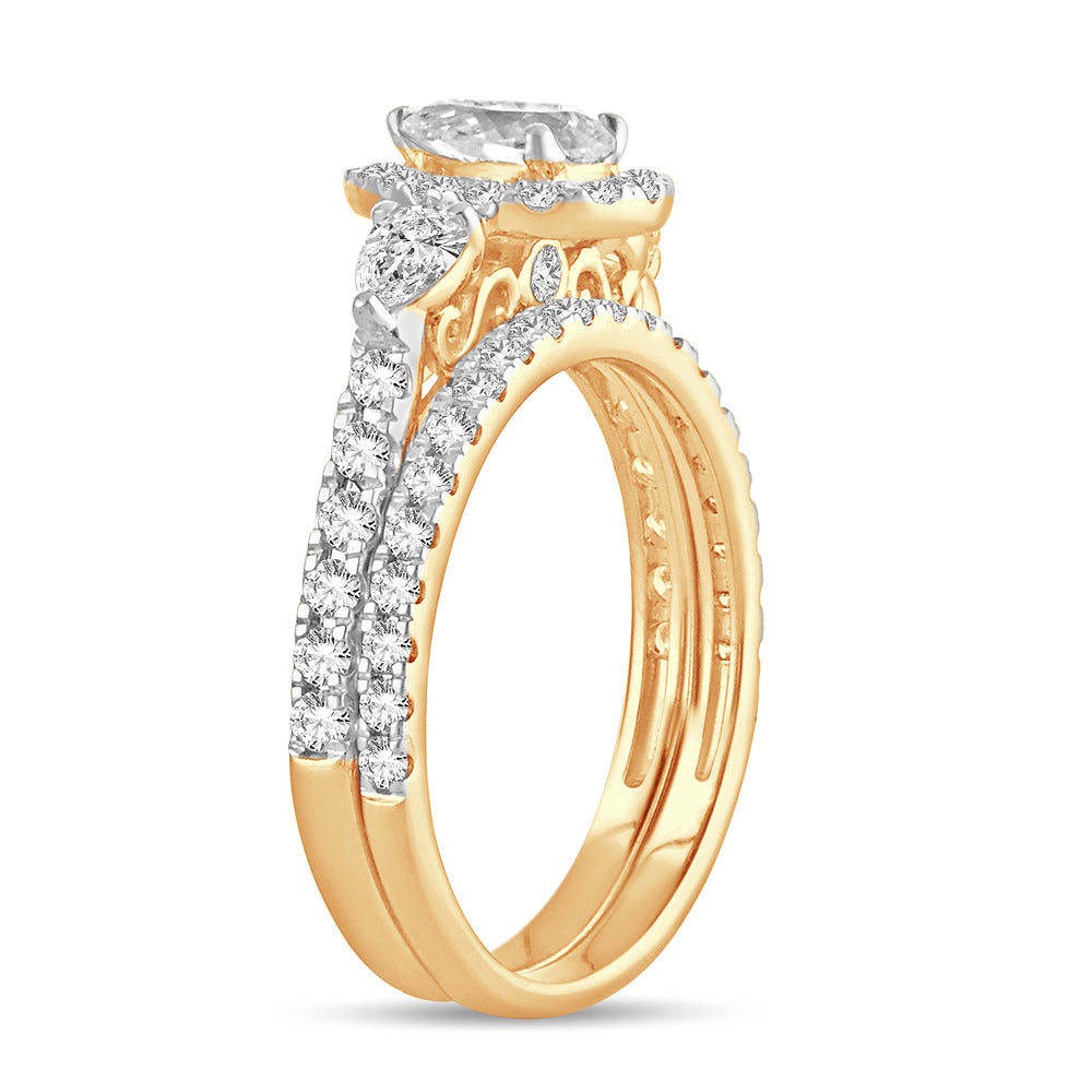 14K 1.50CT DIM BRIDAL RING