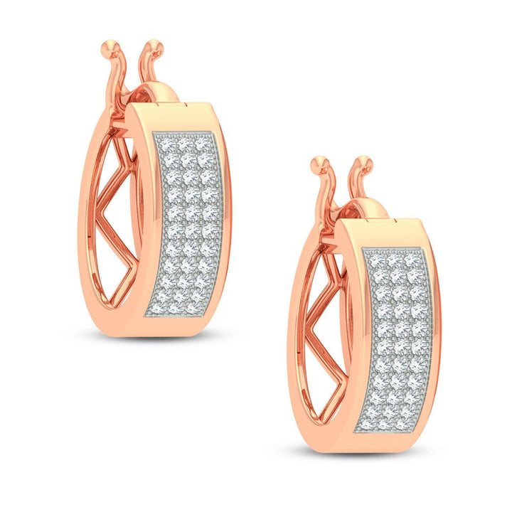 10K 0.15CT DIAMOND EARRING