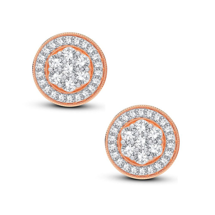 14K 1.00CT Diamond Earring