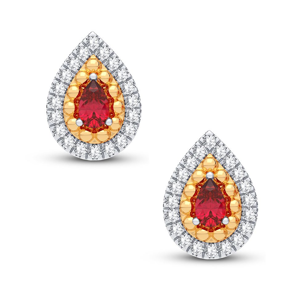 14K 0.20CT Diamond Earring