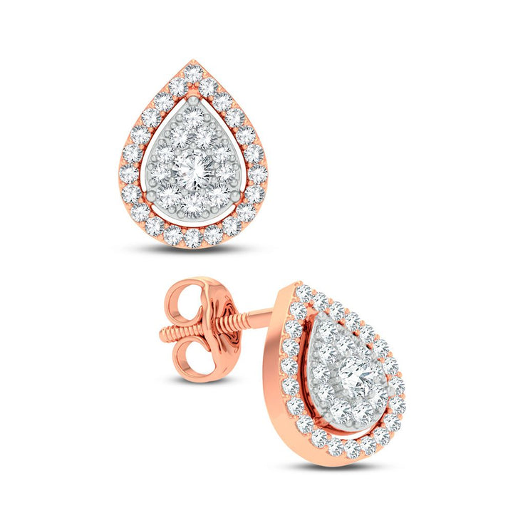 14K 0.50CT DIAMOND EARRING