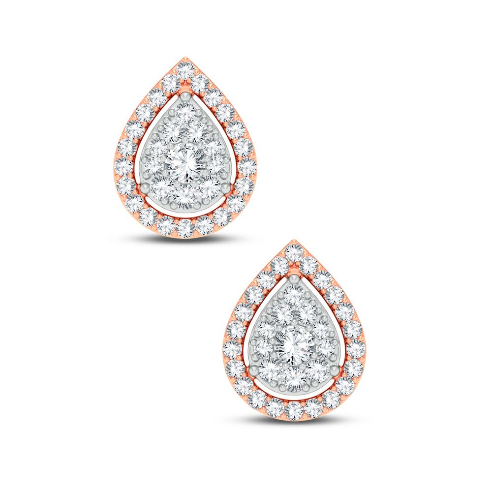 14K 0.50CT DIAMOND EARRING