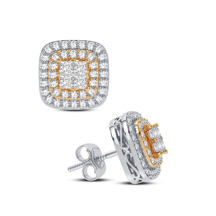 14K 1.00 CT DIAMOND EARRING