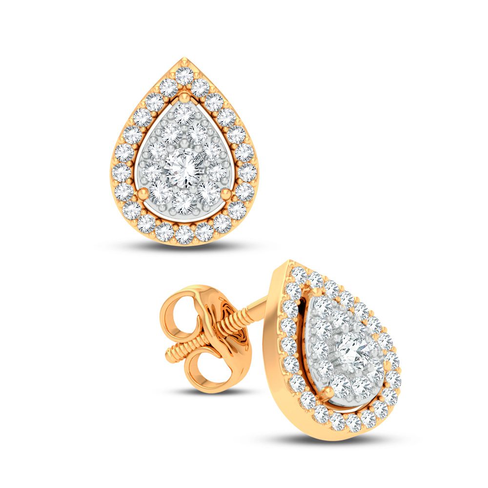 14K 0.25CT DIAMOND EARRING