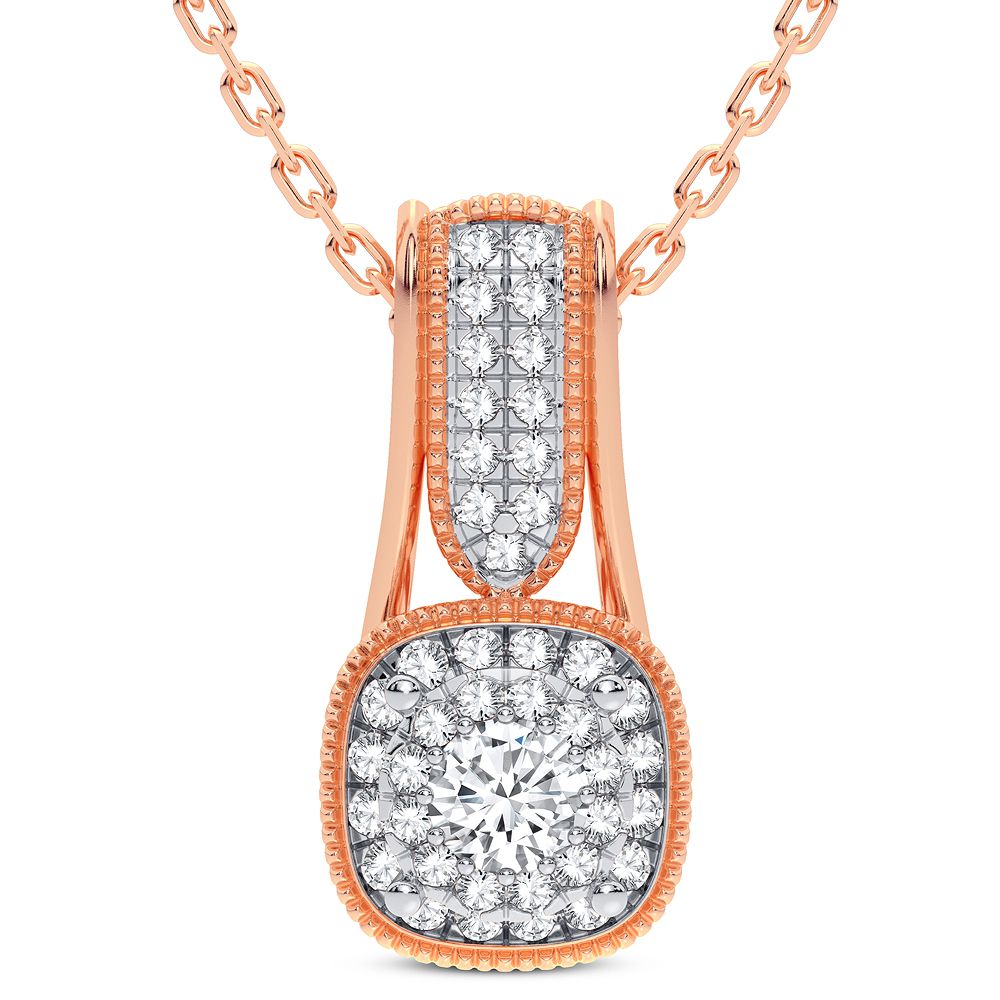 14K 0.20CT DIAMOND PENDANT