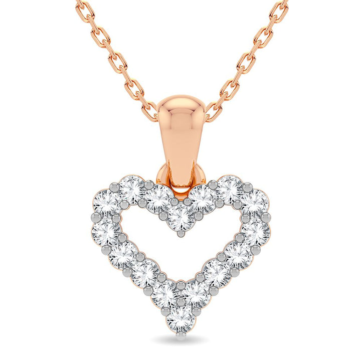 14K 0.25CT Diamond Pendant