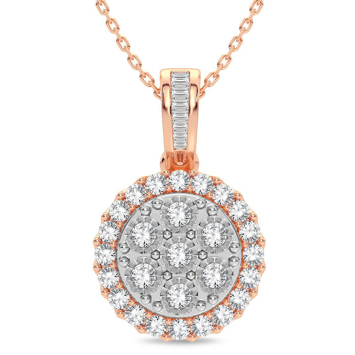 14K 1.00CT Diamond Pendant