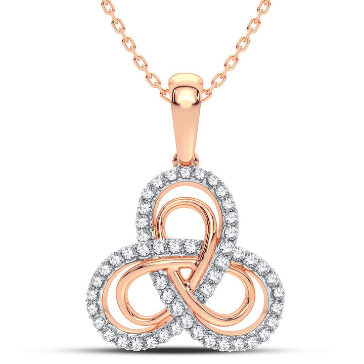 14K 0.25CT DIAMOND PENDANT