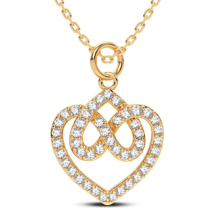 14K 0.25CT Diamond Pendant