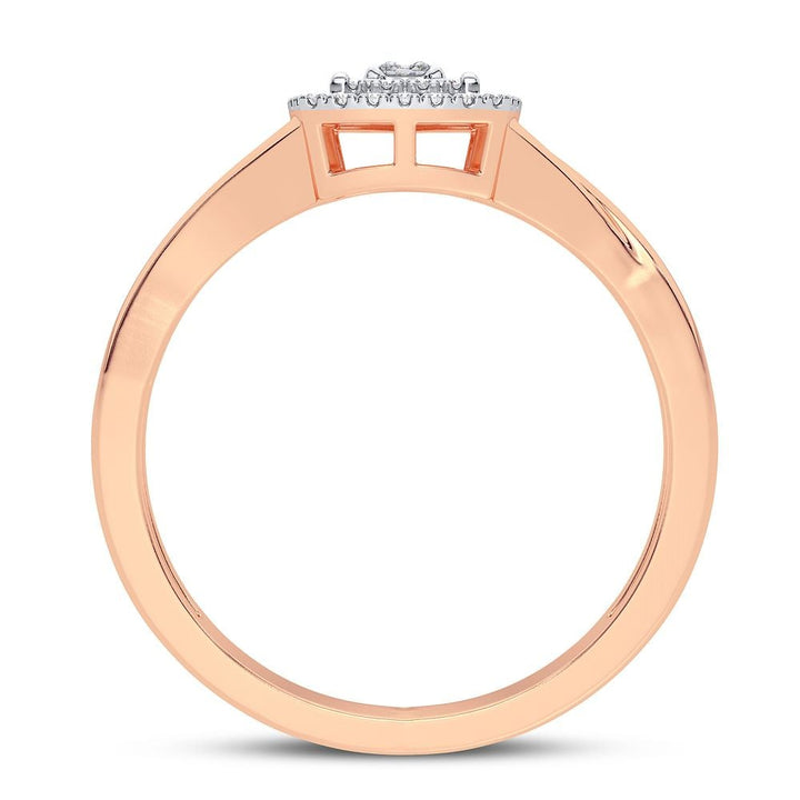 10K 0.10CT Diamond Ring