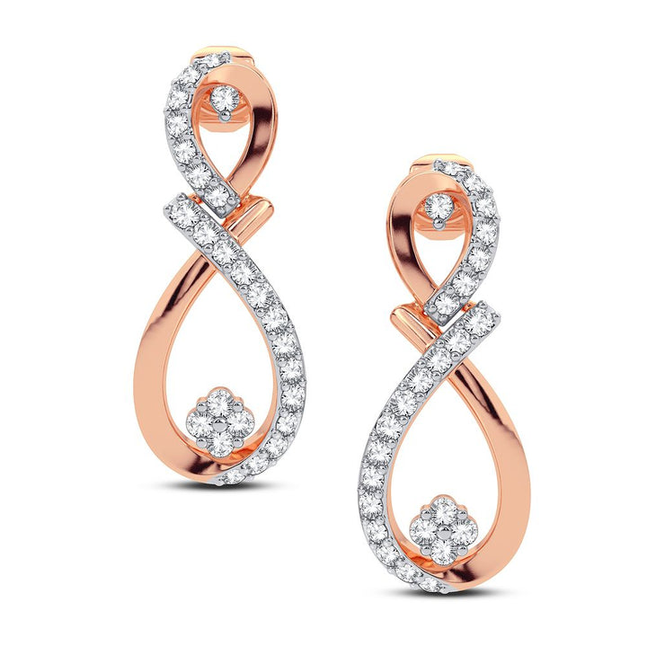 14K 0.50CT DIAMOND EARRING