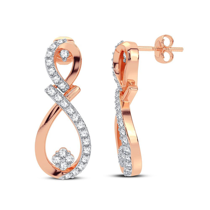 14K 0.50CT DIAMOND EARRING