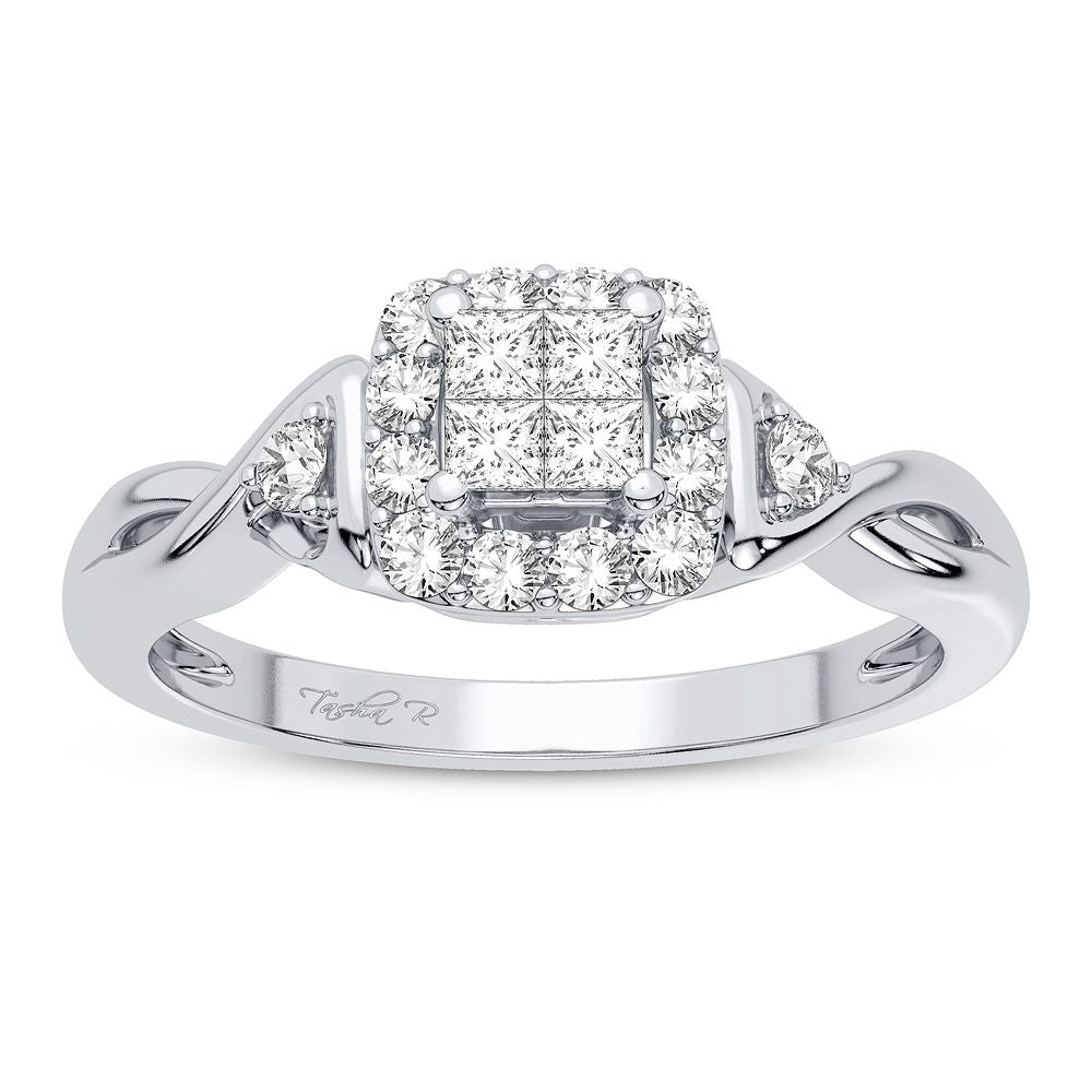 Beautiful 10K 0.33CT Diamond Ring