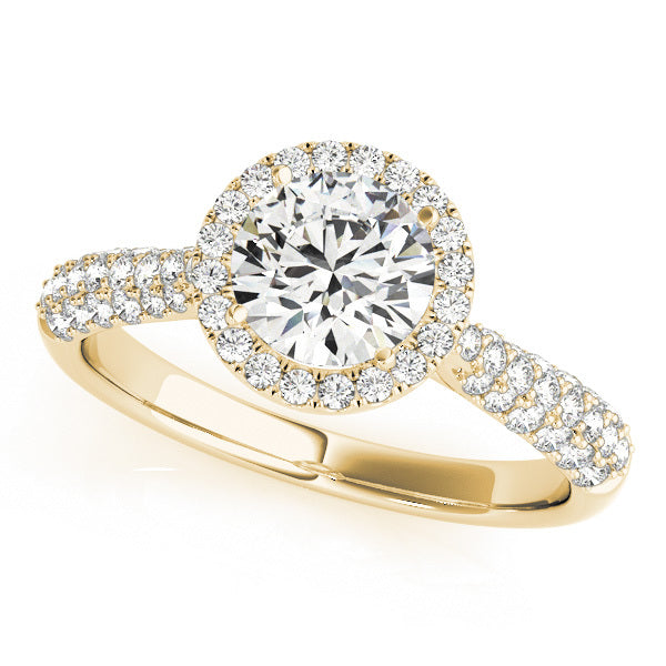 Halo Diamond Engagement Ring