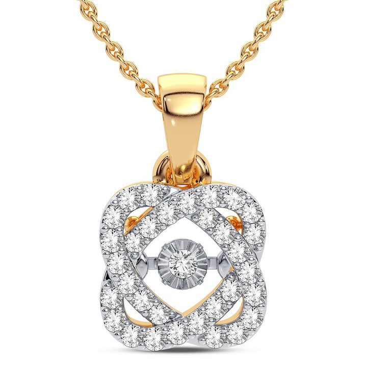 14K 0.16CT Diamond Pendant