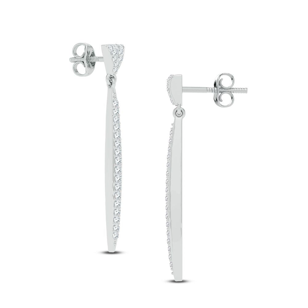 14K 0.25CT DIAMOND EARRING