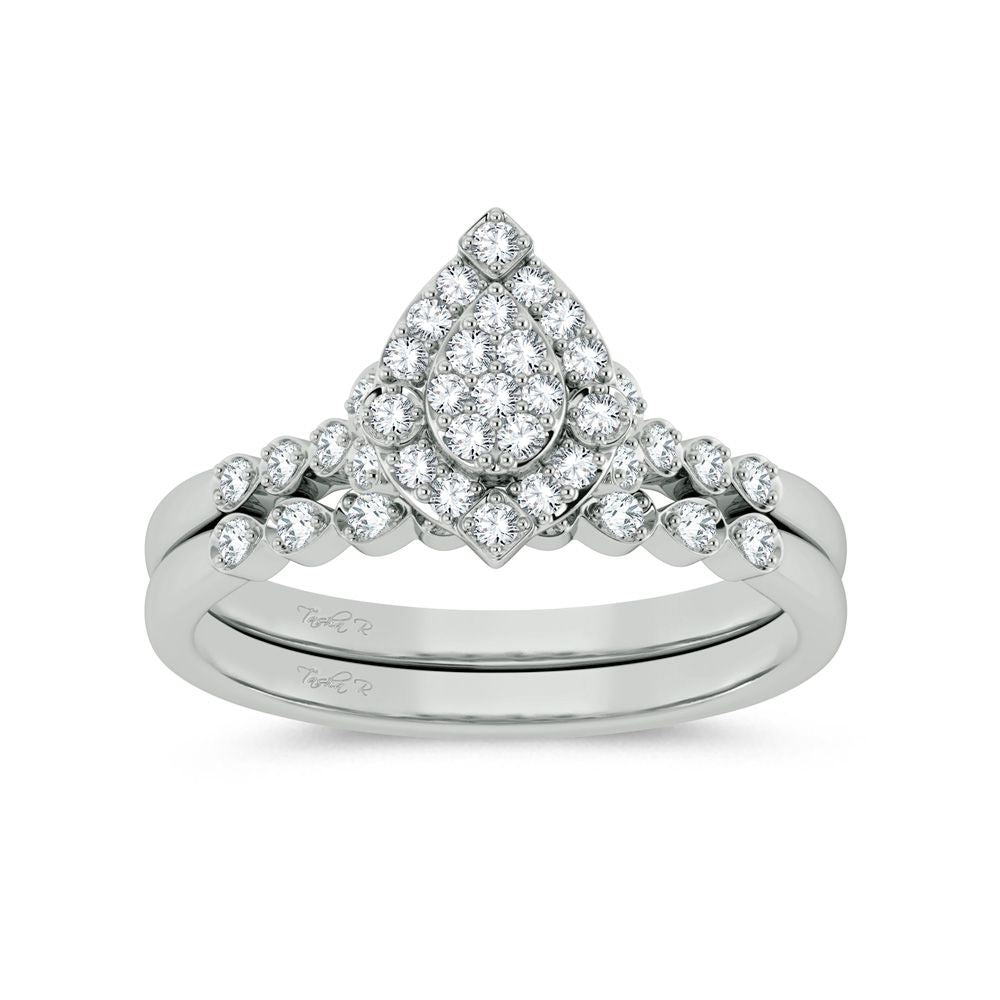 14K 0.25ct Diamond Bridal Ring