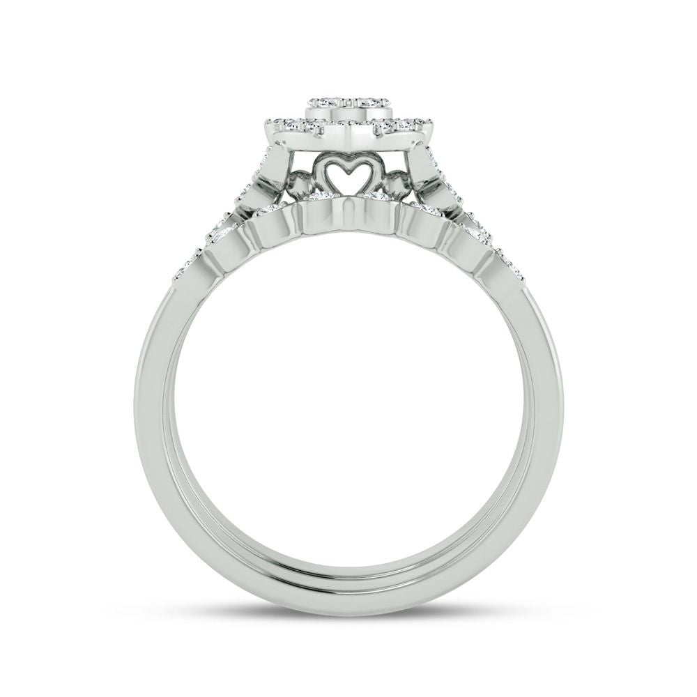 14K 0.25ct Diamond Bridal Ring