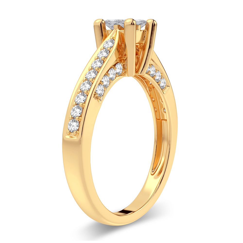 10K 0.50CT Diamond Ring