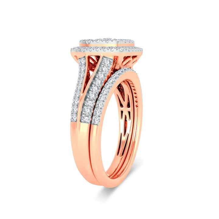 14K 0.62ct Diamond Bridal Ring