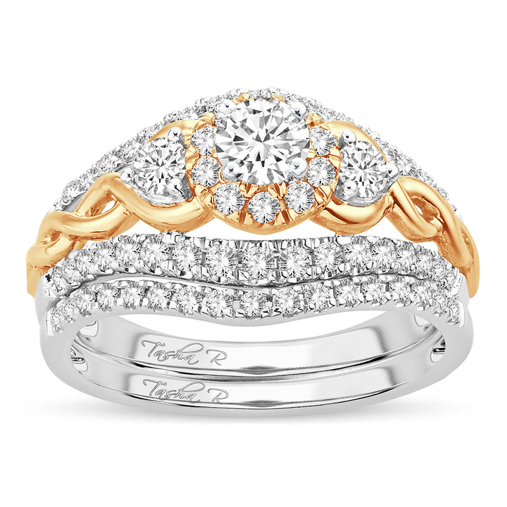 14K 1.01CT Diamond BRIDAL RING