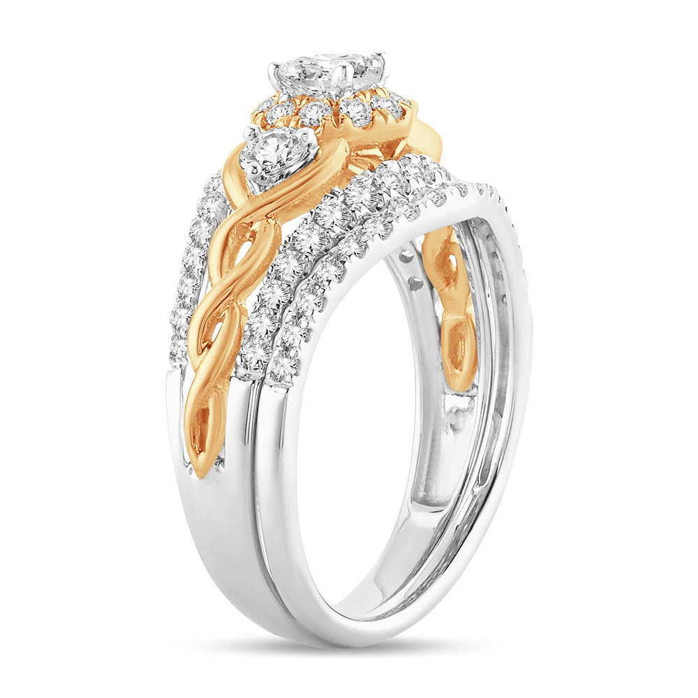 14K 1.01CT Diamond BRIDAL RING