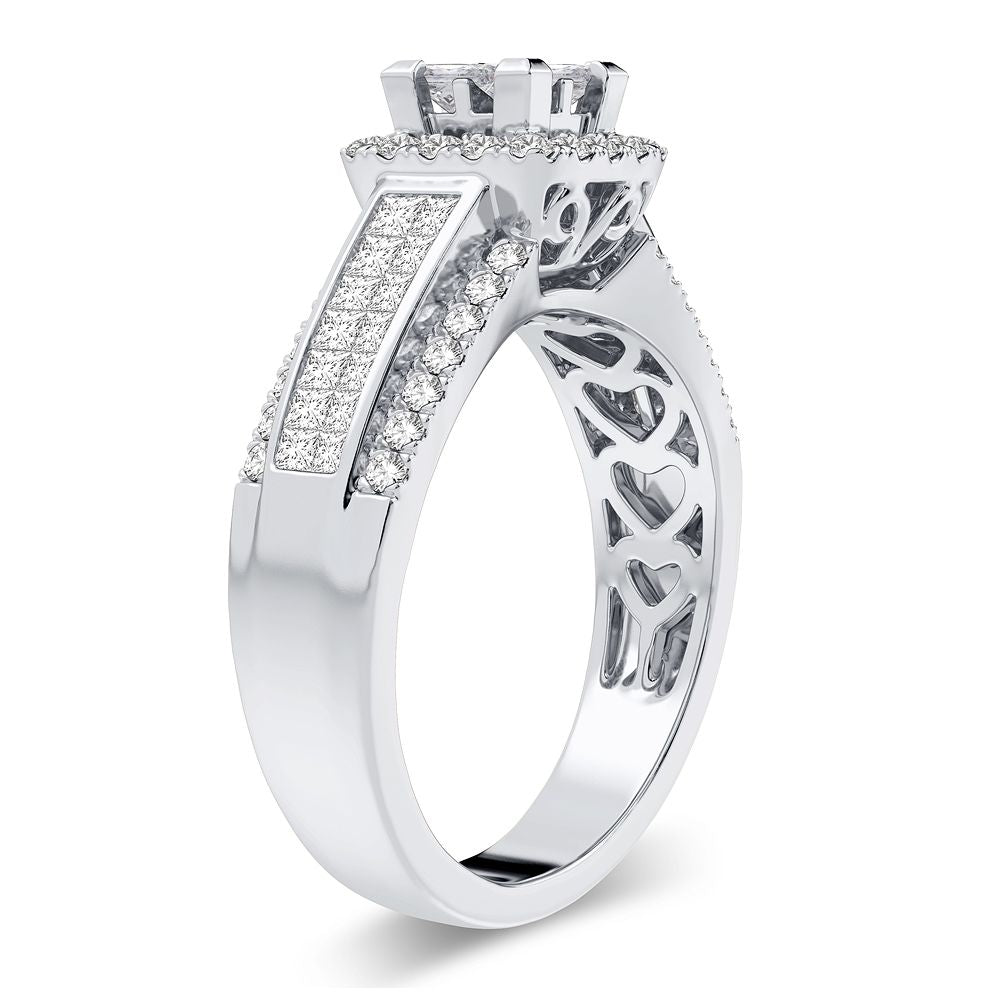 10K 0.93CT Diamond Ring