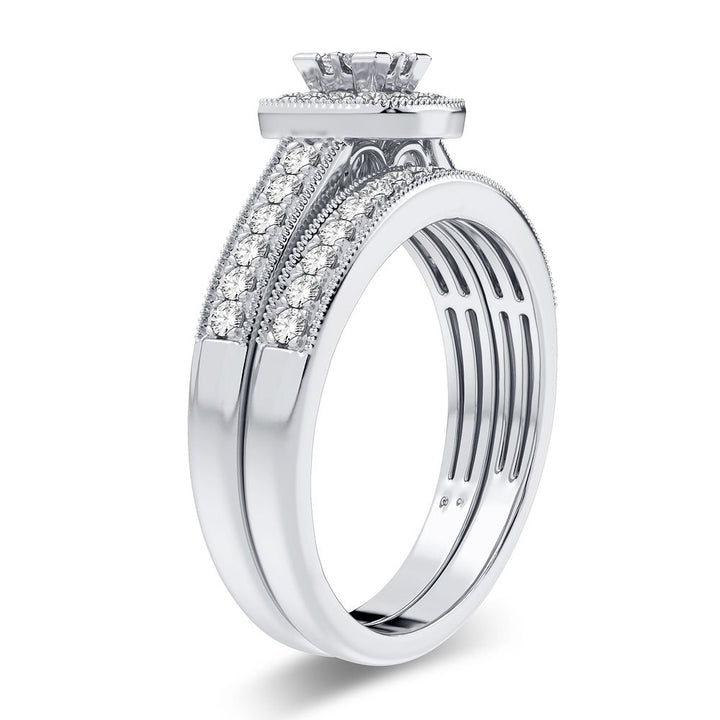 10K 0.50CT Diamond Bridal Ring