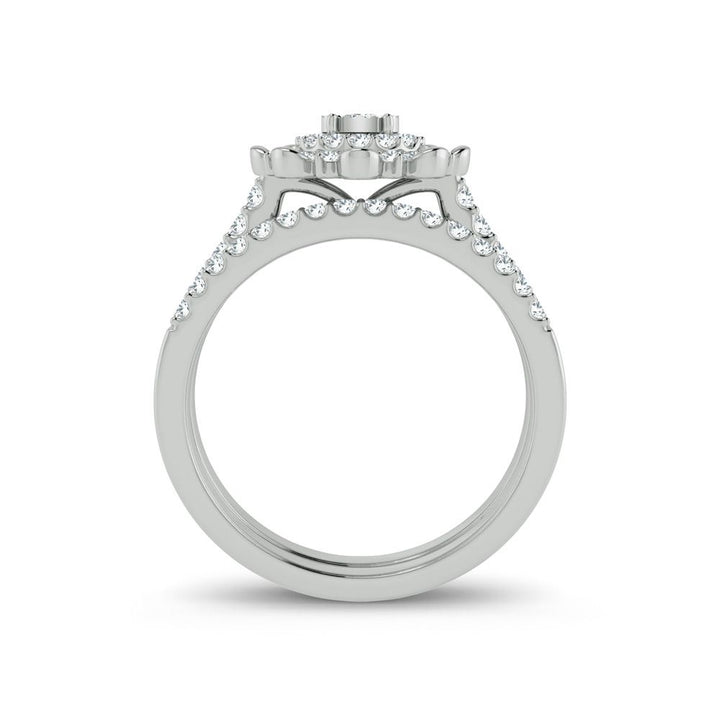 10K 0.63ct Diamond Bridal Ring