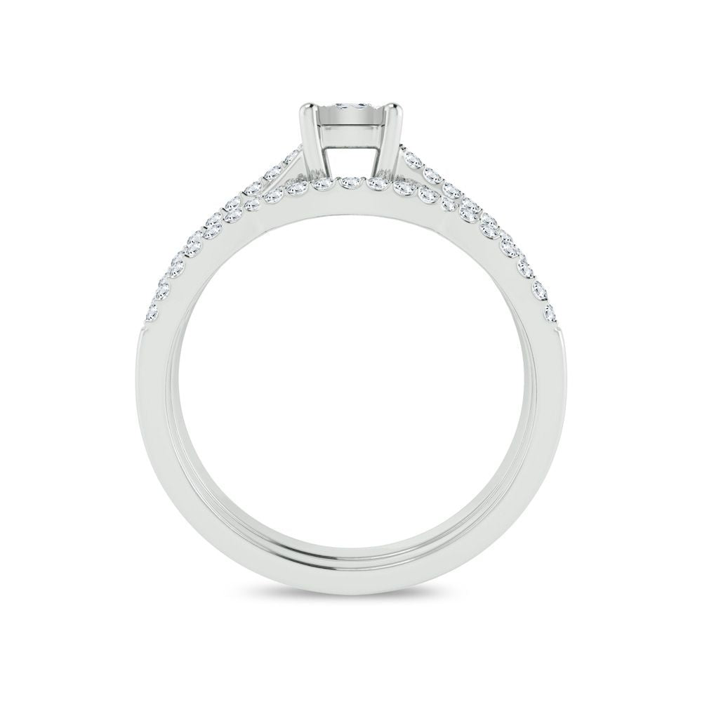 10K 0.25ct Diamond Bridal Ring