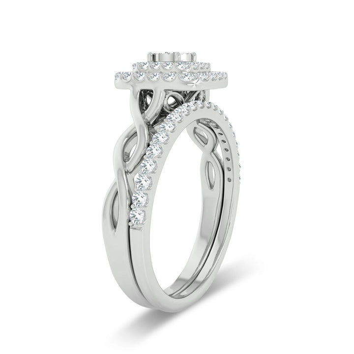 10K 0.50ct Diamond Bridal Ring