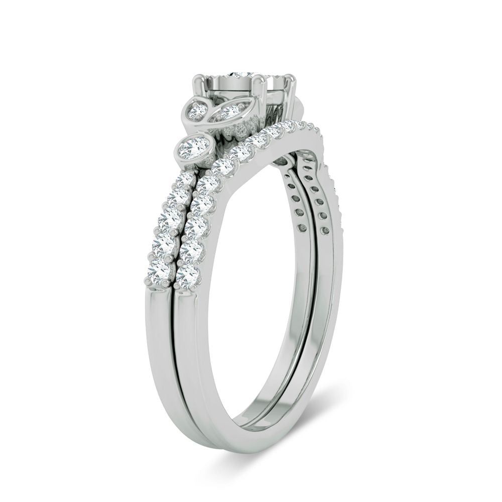 10K 0.33ct Diamond Bridal Ring