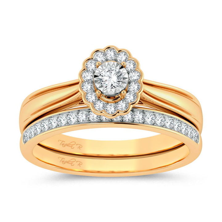 10K 0.33ct Diamond Bridal Ring