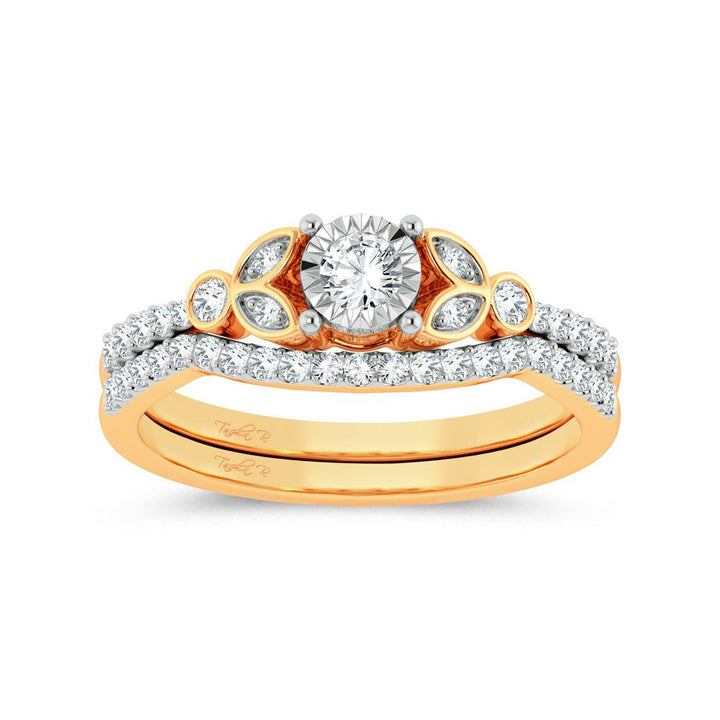 10K 0.33ct Diamond Bridal Ring