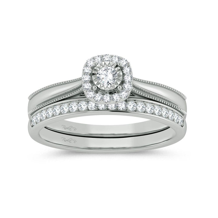 10K 0.25ct Diamond Bridal Ring