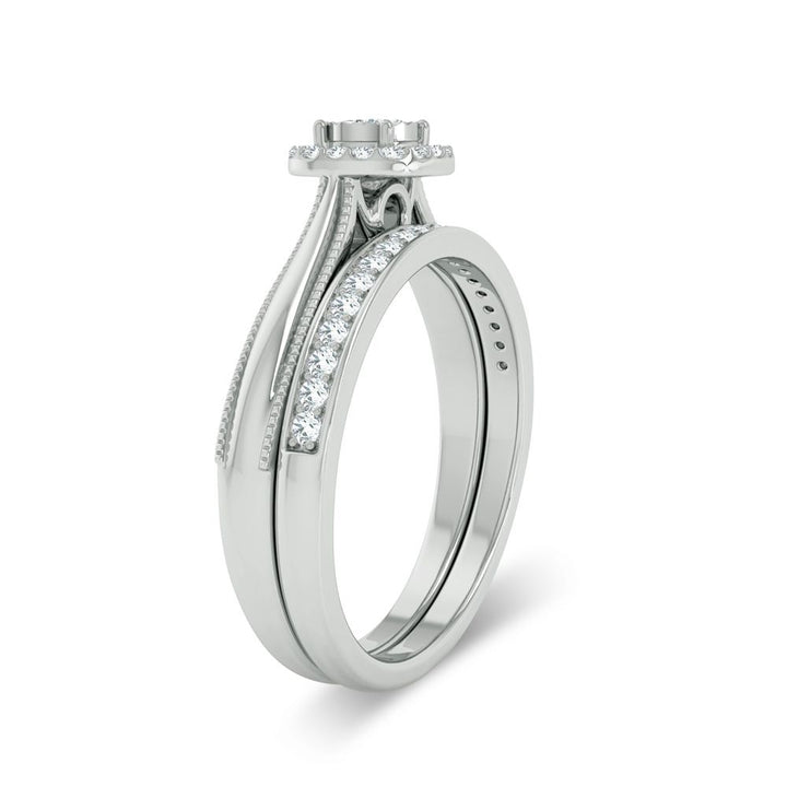 10K 0.25ct Diamond Bridal Ring