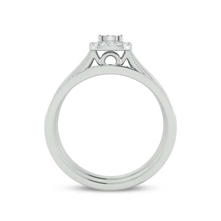 10K 0.25ct Diamond Bridal Ring