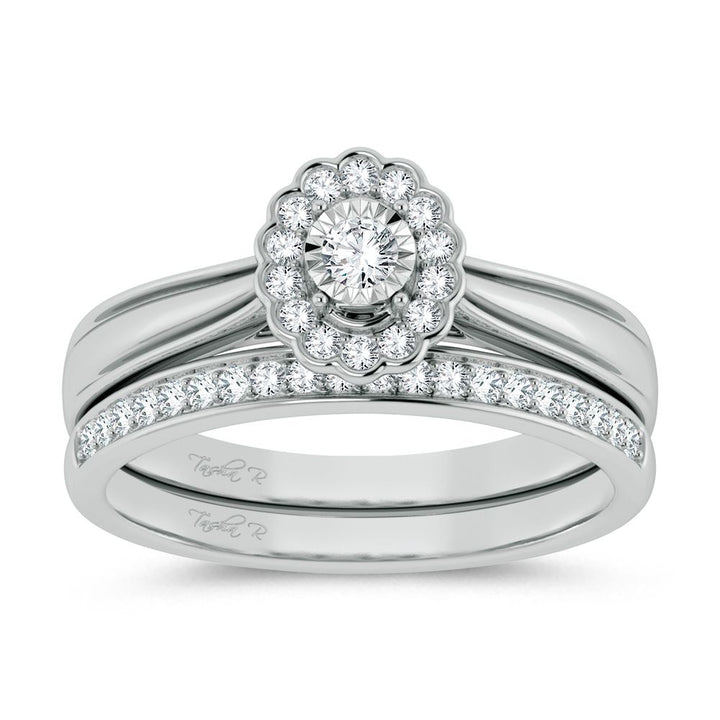 10K 0.33ct Diamond Bridal Ring