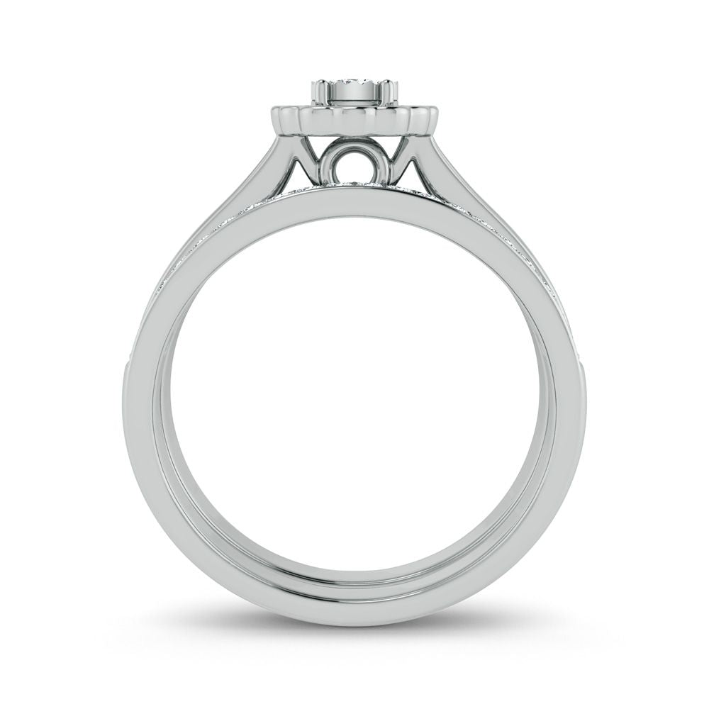 10K 0.33ct Diamond Bridal Ring