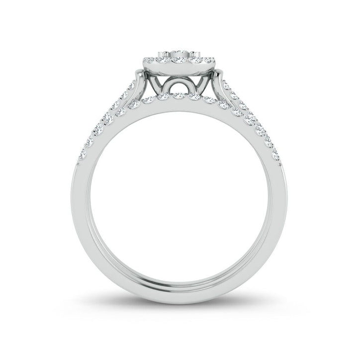 10K 0.34ct Diamond Bridal Ring