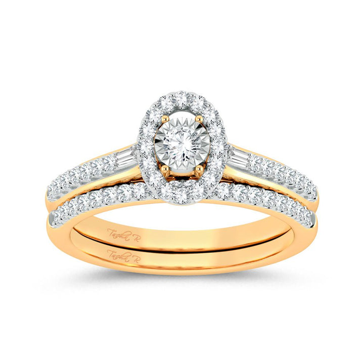 10K 0.40ct Diamond Bridal Ring