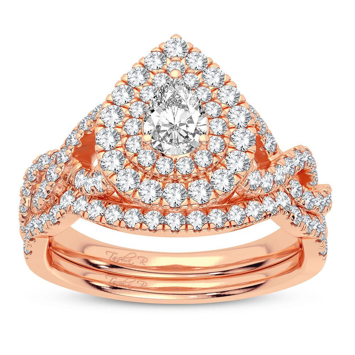 14K 1.03CT Diamond Bridal Ring