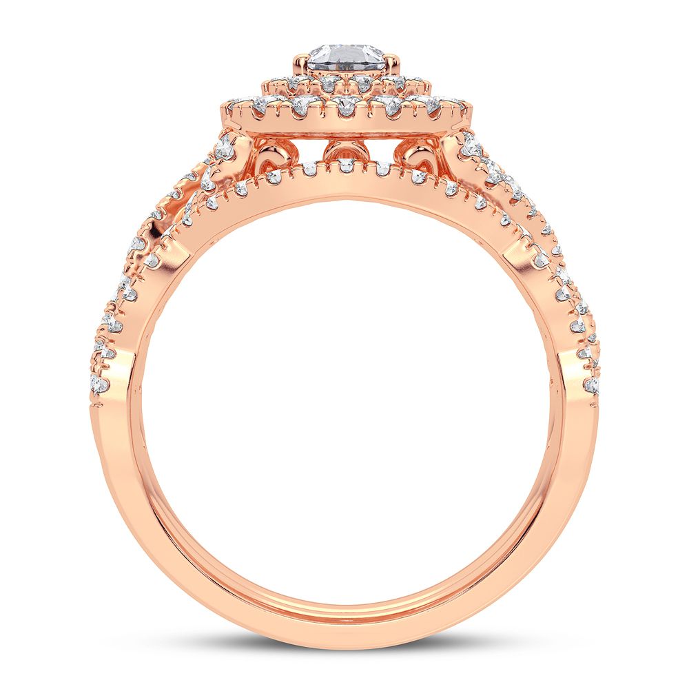 14K 1.03CT Diamond Bridal Ring