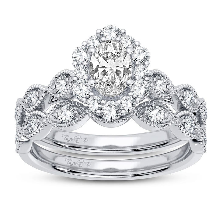 14K 1.00CT Diamond Bridal Ring