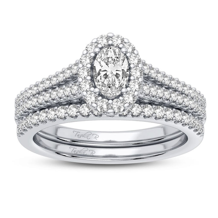 14K 0.90CT Diamond Bridal Ring