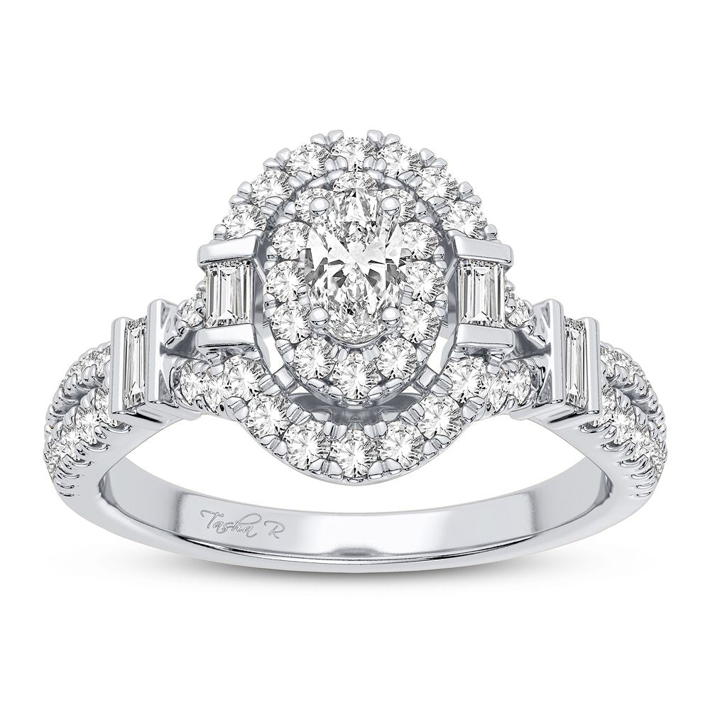 Dazzling 14K 0.75CT Diamond ENGAGEMENT Ring
