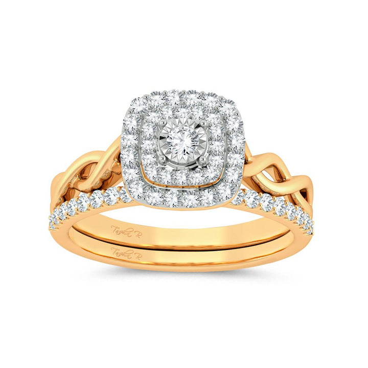 10K 0.50ct Diamond Bridal Ring