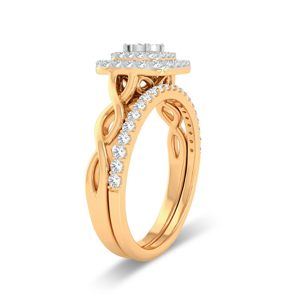 10K 0.50ct Diamond Bridal Ring