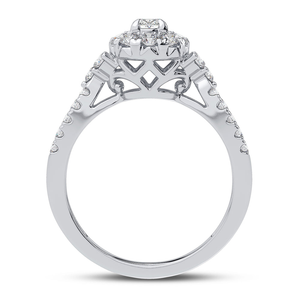 14K 1.00ct Diamond Engagement Ring