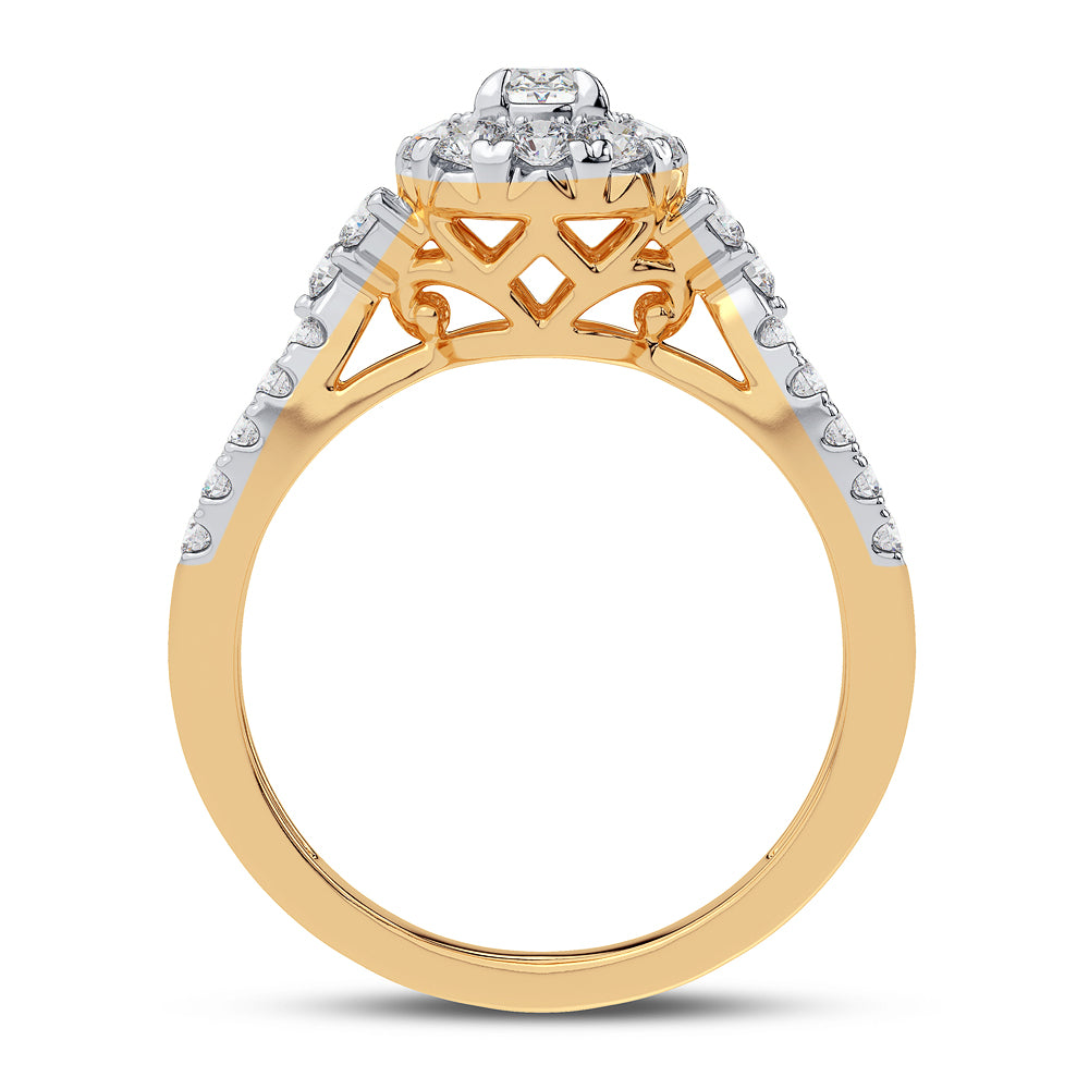 14K 1.00ct Diamond Engagement Ring